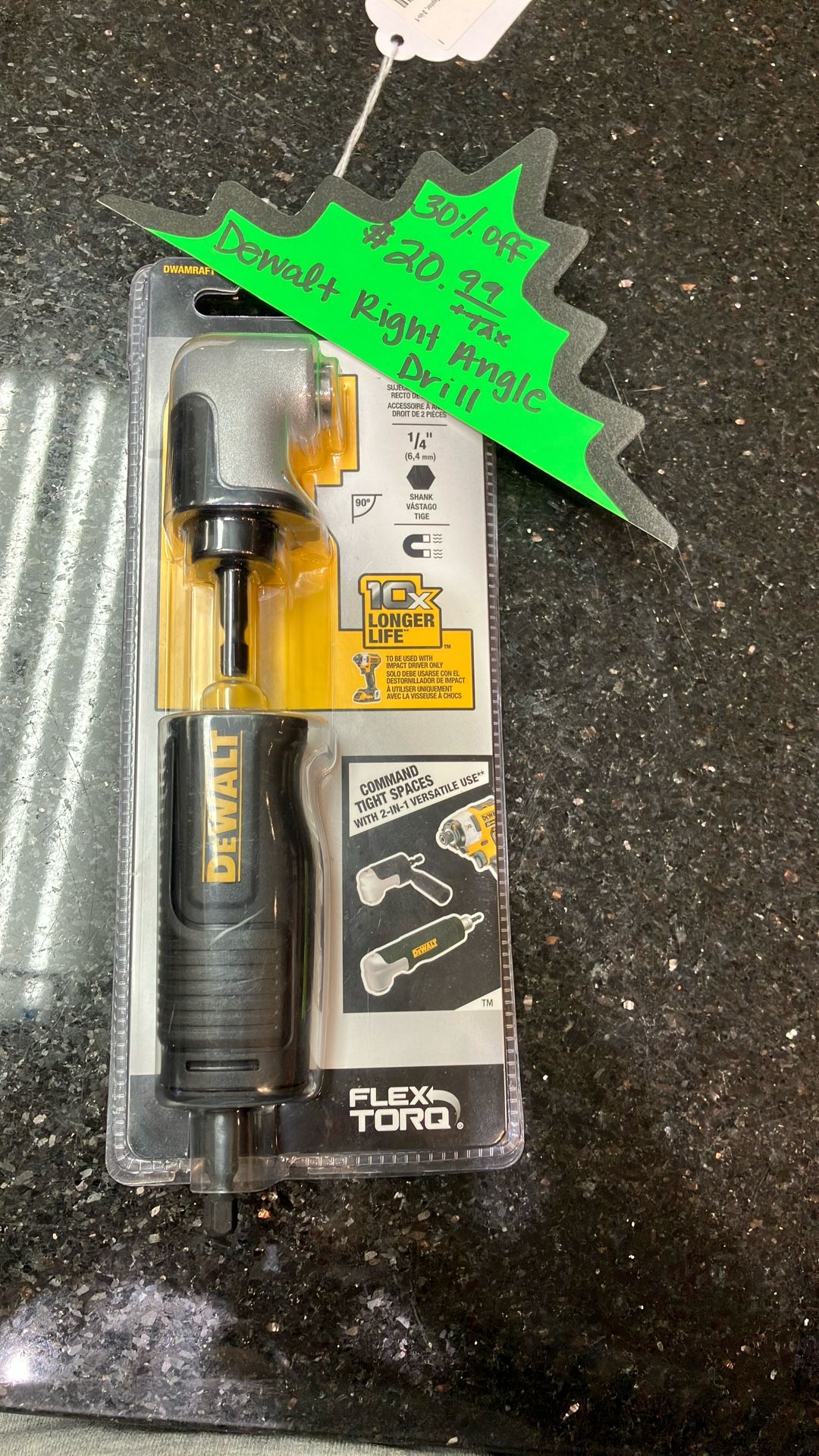 Dewalt Right Angle Drill Attachment #107839-7 MJ