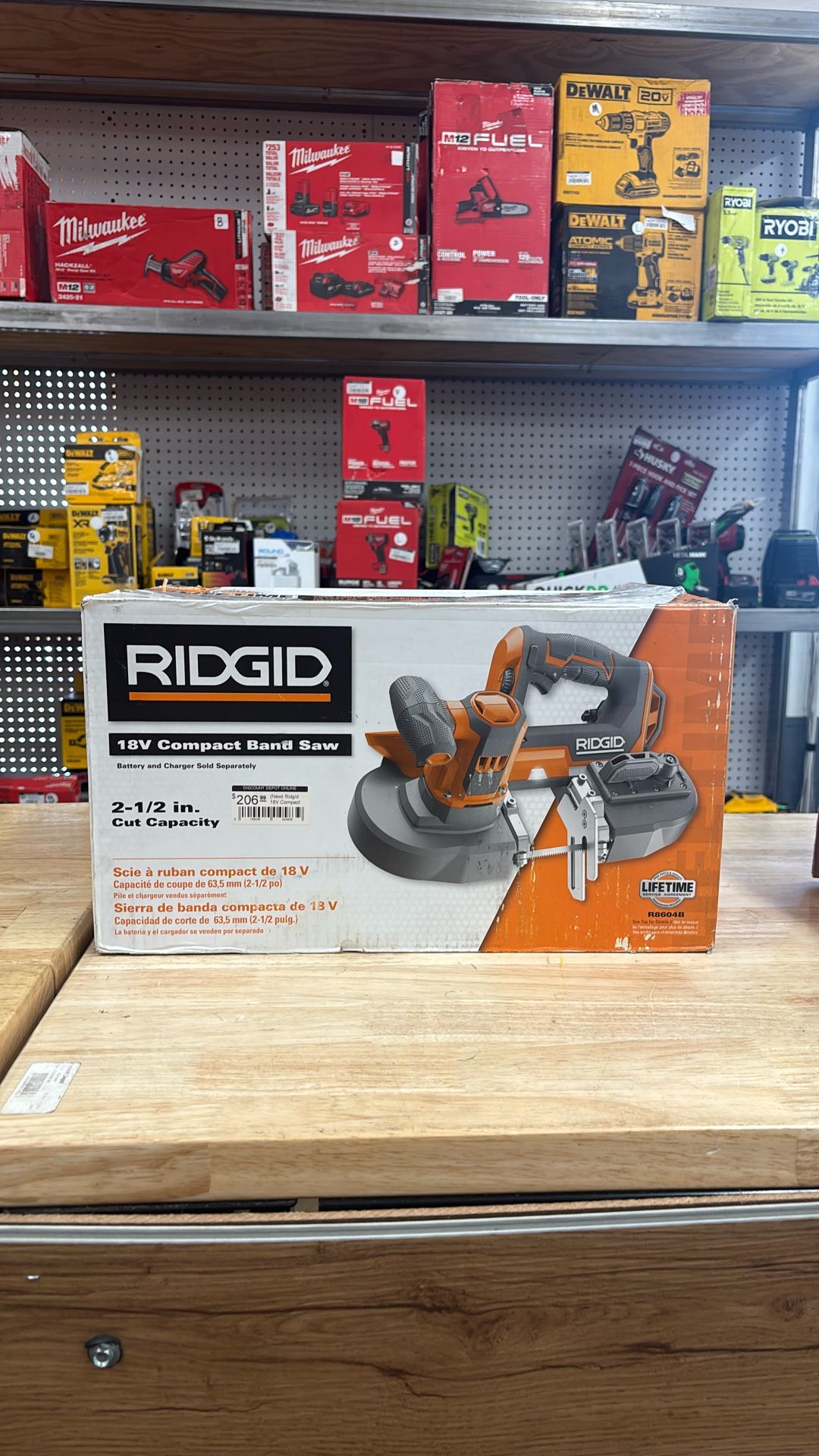 Ridgid 18V Compact Band Saw (Tool Only)