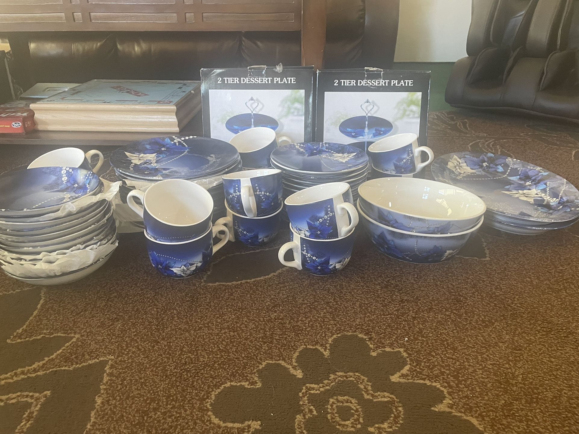 Christmas China Set For 12