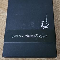 RAM: G.Skill Trident Z Royal RGB 32GB (2x16GB) DDR4 3600 MHz