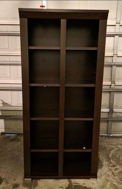 Solid wood bookcase