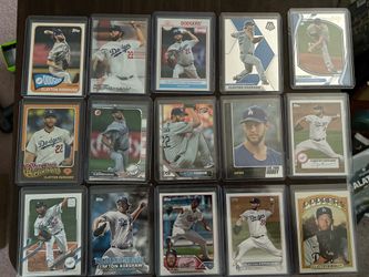 Dodgers Clayton Kershaw (15) card lot