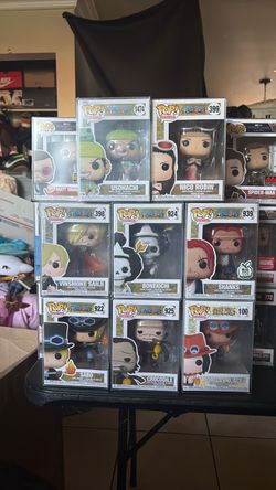 Funko Pop One Piece Lot of 8 Figures