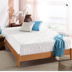 Full 10” Medium Tight Top Memory Foam Mattress-Spa Sensations Serenity-$150 Firm