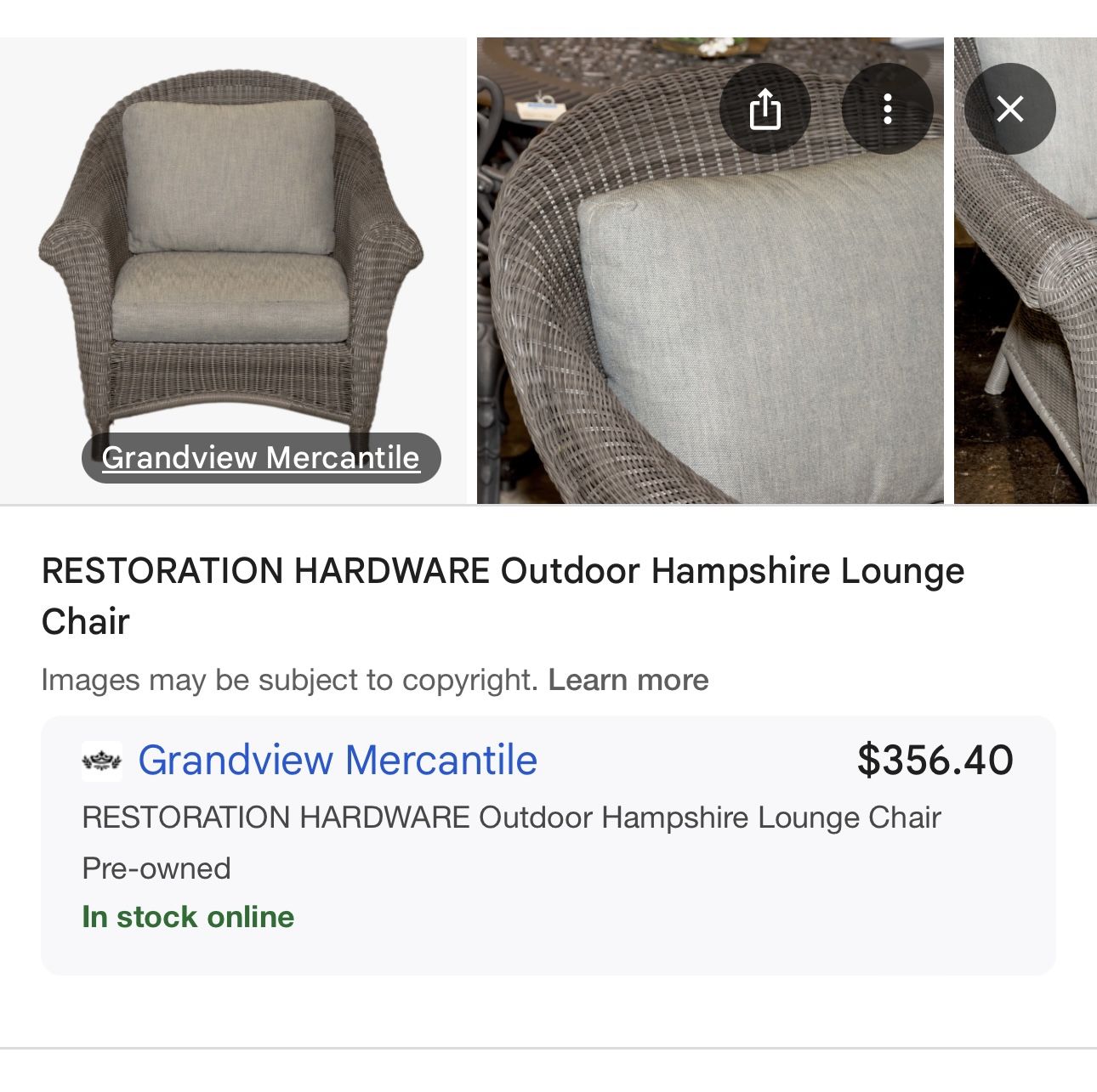 Restoration Hardware Outdoor