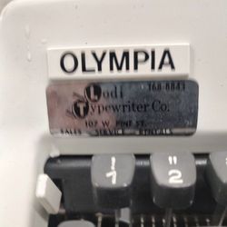 Olympia Typewriter Old School Antique Original Worth Over $800 All He Want $40 Trust Me It's Worth Way More First Come First Serve