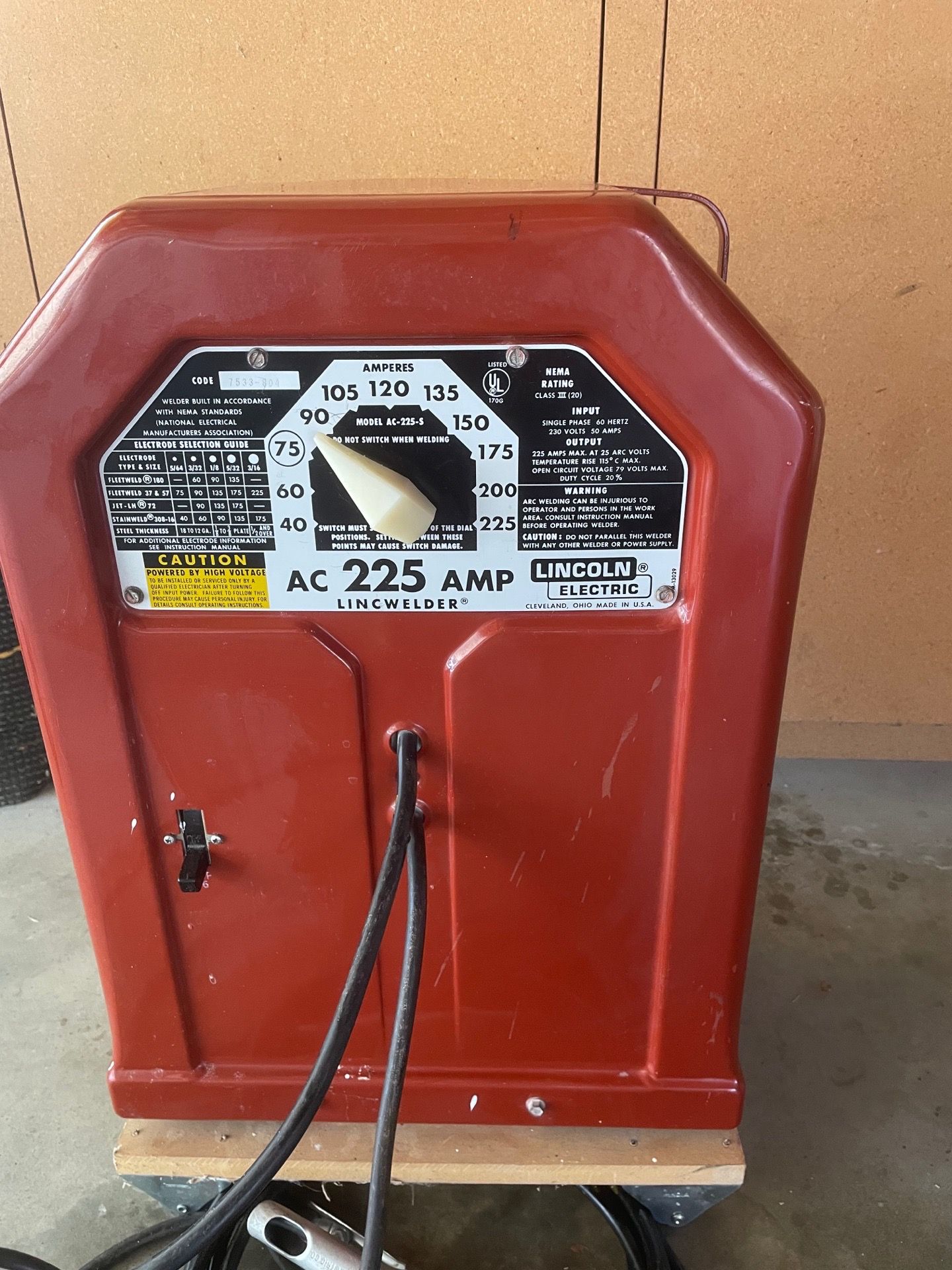Lincoln arch welder