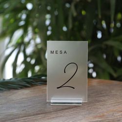 Table Numbers