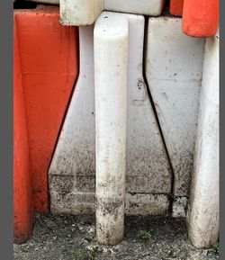 Lot of 32 Armorcast Water-Filled Traffic Barricades – 6' Long