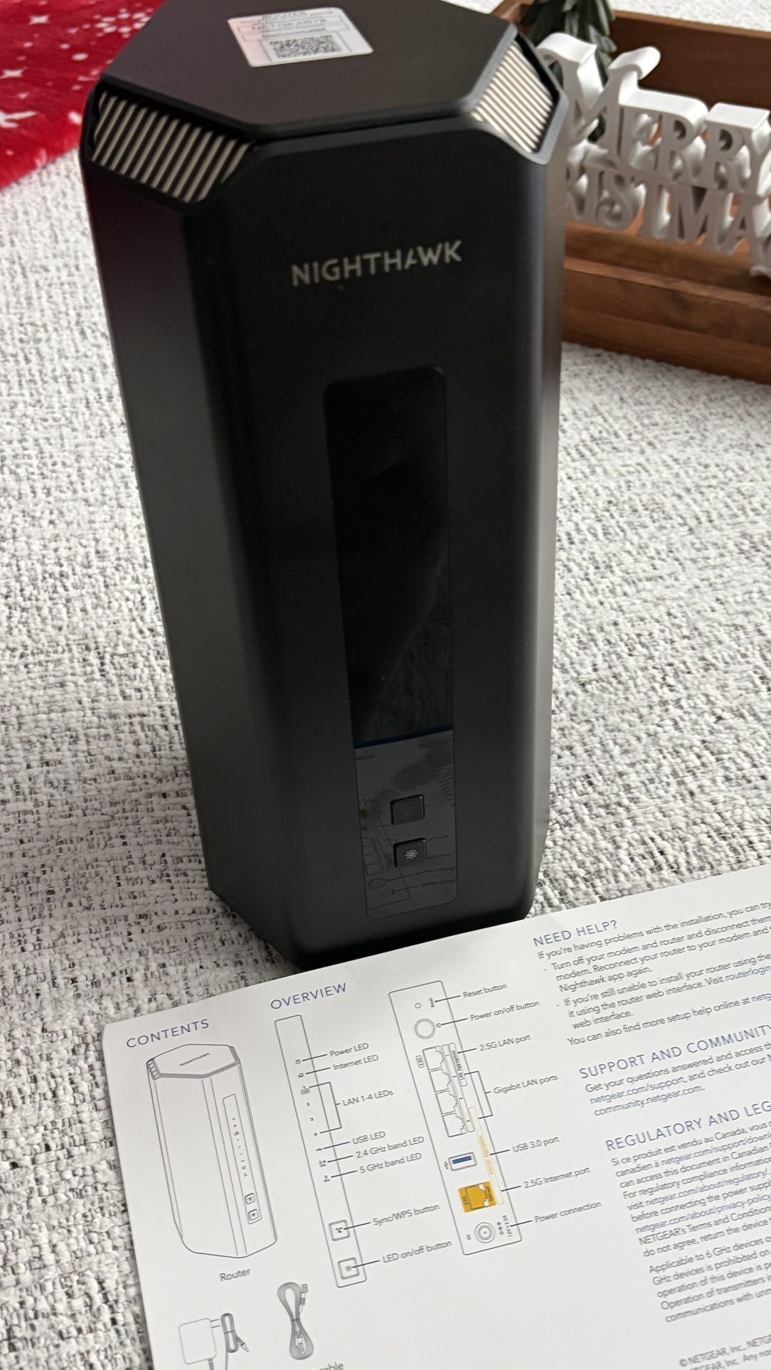 NETGEAR - Nighthawk BE19000 Tri-band Wi-Fi Router - Black Model: RS70OS-