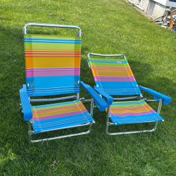 Beach Park And Garden Folding Chairs 