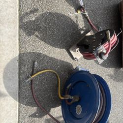 Air Compressor Hose And Reels. 