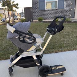 Orbit baby double Stroller And Skateboard Attachment