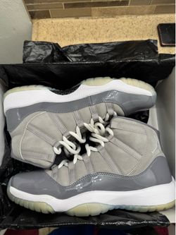 Jordan 11 Retro Cool Grey 2021 GS Size 7Y