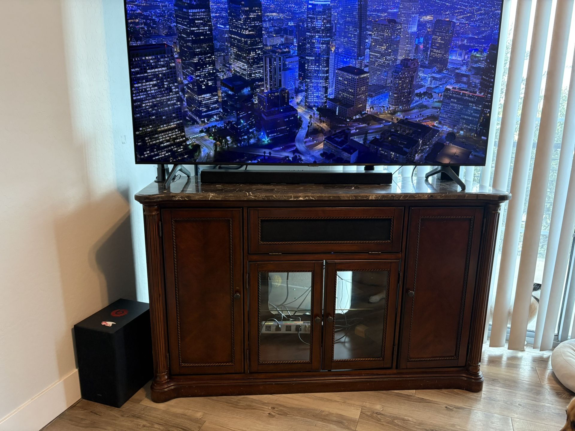 Wood Entertainment Set