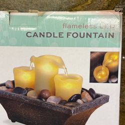 Candle LED fountain