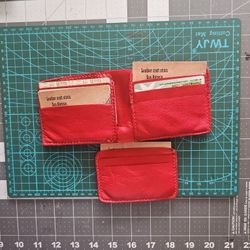 Wallets, all  Leather. 