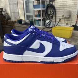 Nike Dunk White Hyper Royal