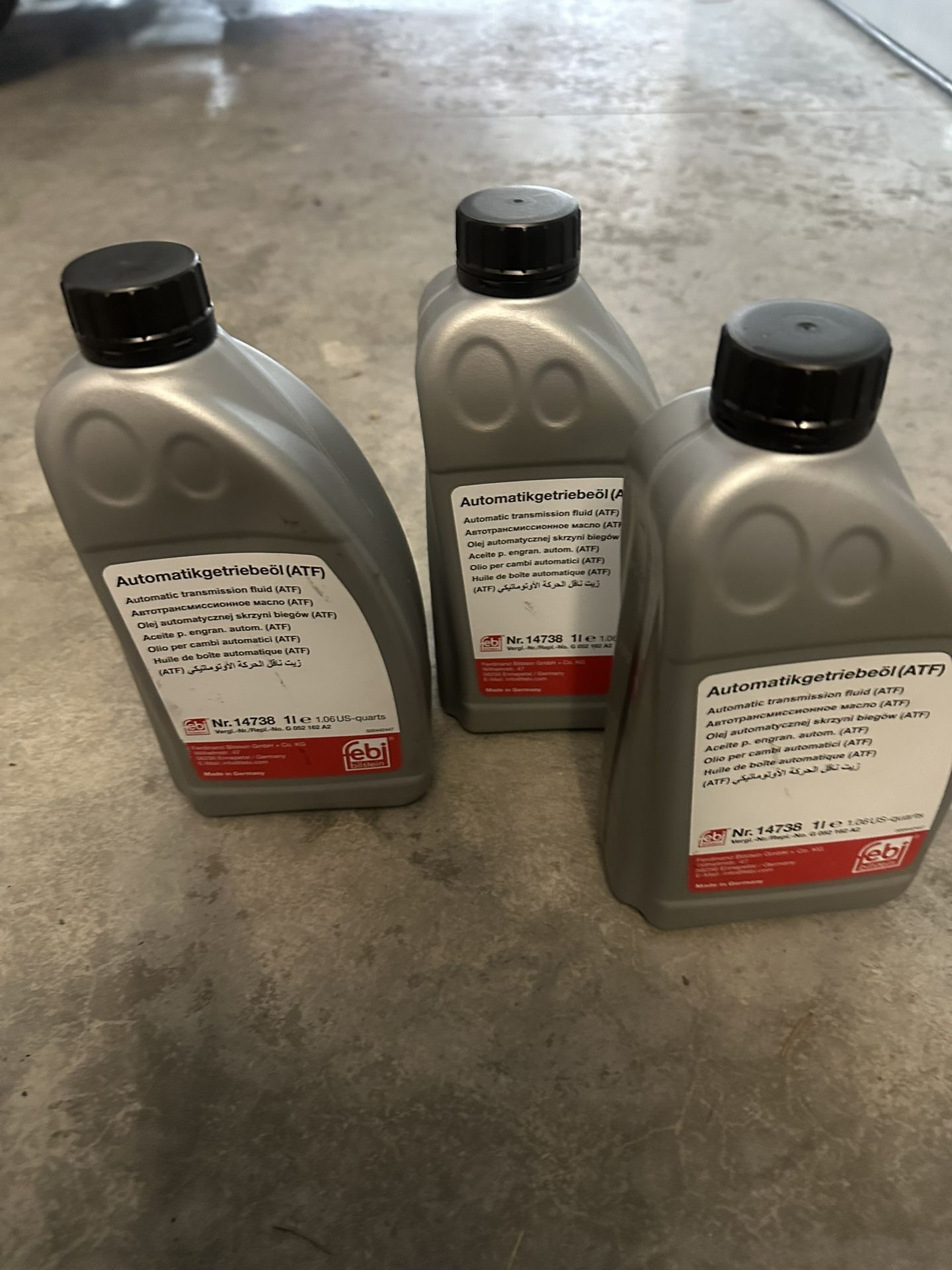 VW Audi Mercedes ATF transmission fluid
