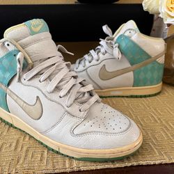 Nike Dunk High Sail Tweed Azure Size 9.5, Off White, Supreme, Union, Kobe 