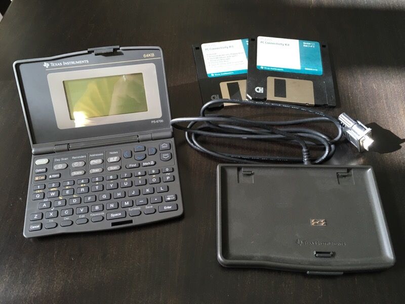 TI PS-6700 Organizer & PS-6155 PC Connection Kit