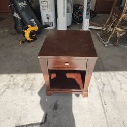 Big Wooden Nightstand 