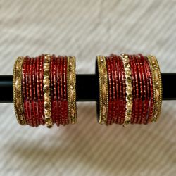 Red & Gold Bangles