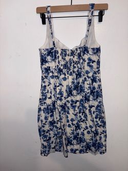 Abercrombie & Fitch Blue Floral Mini Dress S