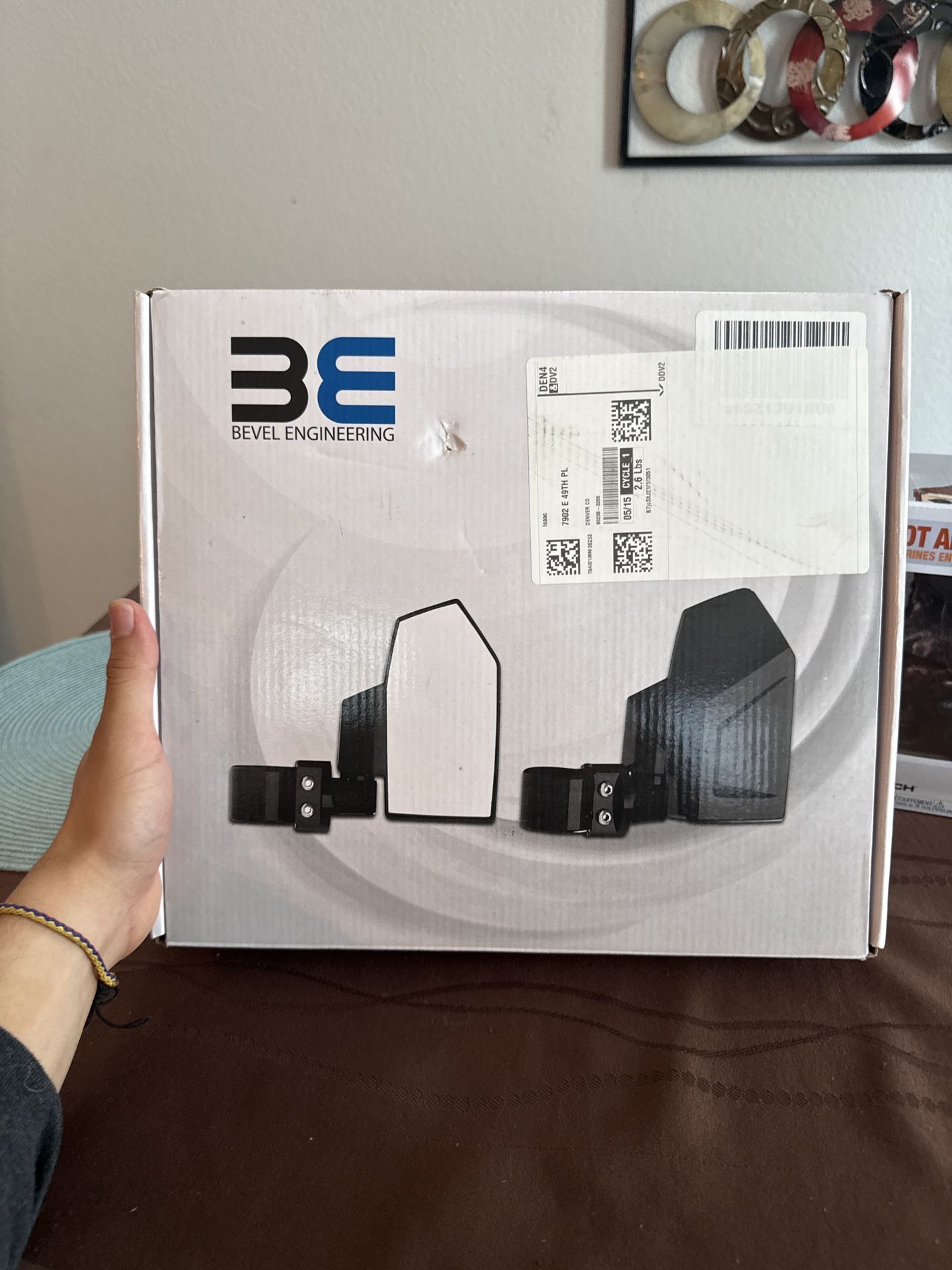 Bevel Engineering Adjustable Mirrors (Brand New in Box)