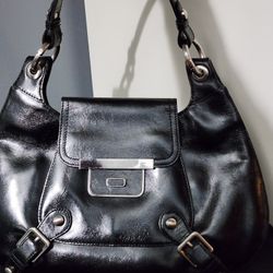 Kenneth Cole New York Genuine Leather Hobo Bag