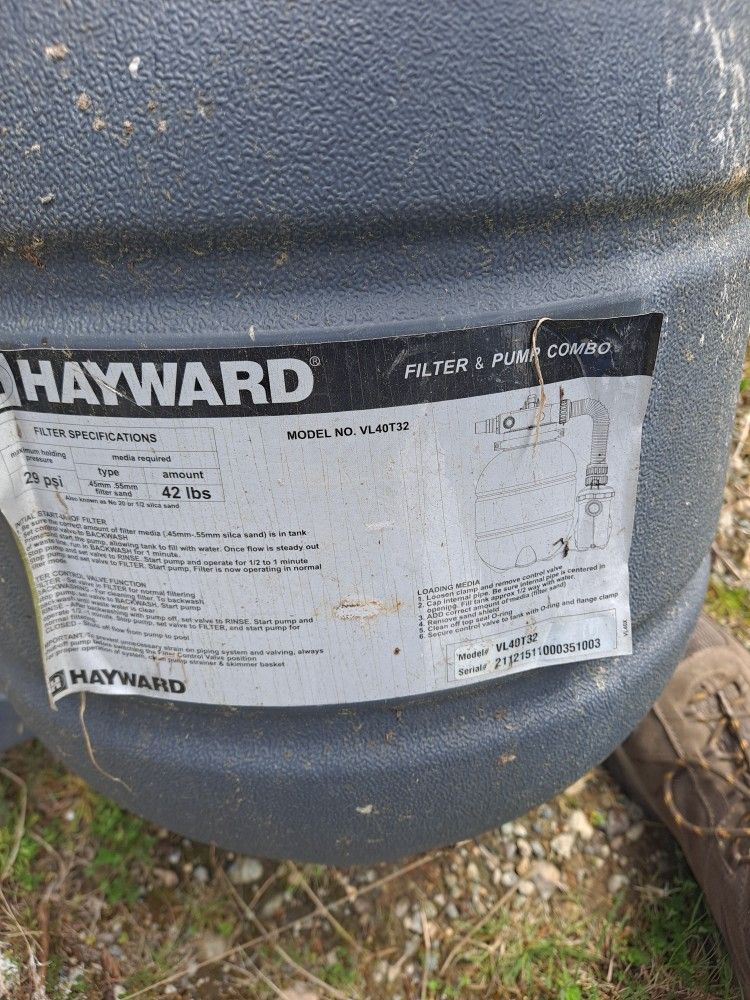 Hayward Pool Filter for Sale in Bonney Lake, WA OfferUp