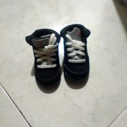 Metallic Jordans For Baby 