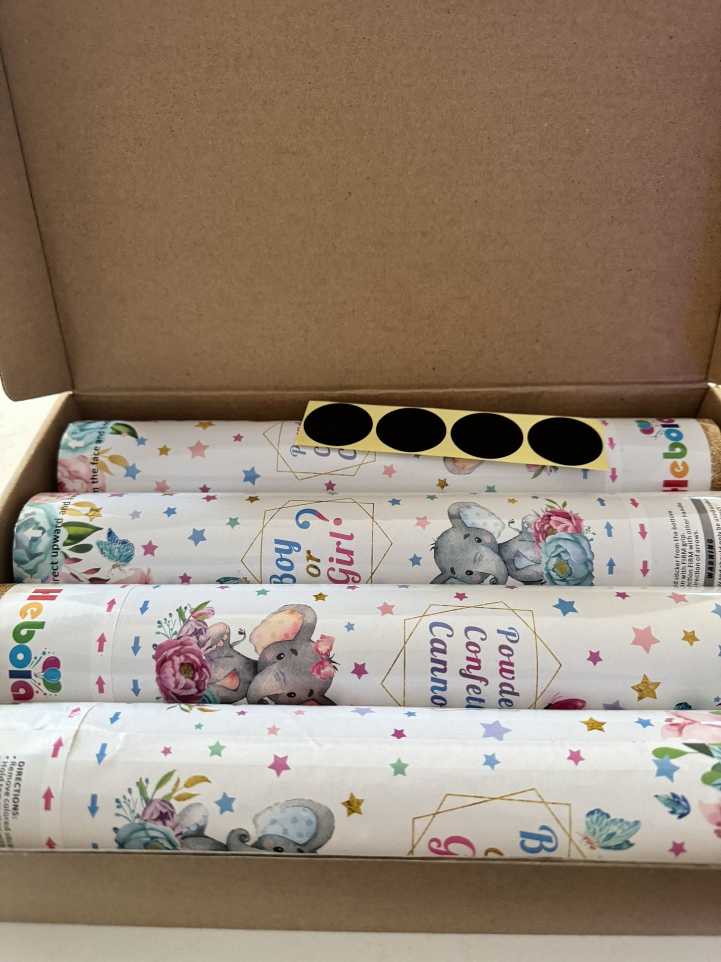 Gender Reveal Confetti Cannon (Blue)