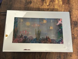 Animated Aquarium Light Box Decor
