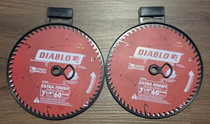 Diablo D0760 7-1/4" 60-Tooth Ultra Finish Saw Blades – 2 Pack