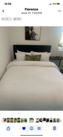 Queen bedroom set  with mattress