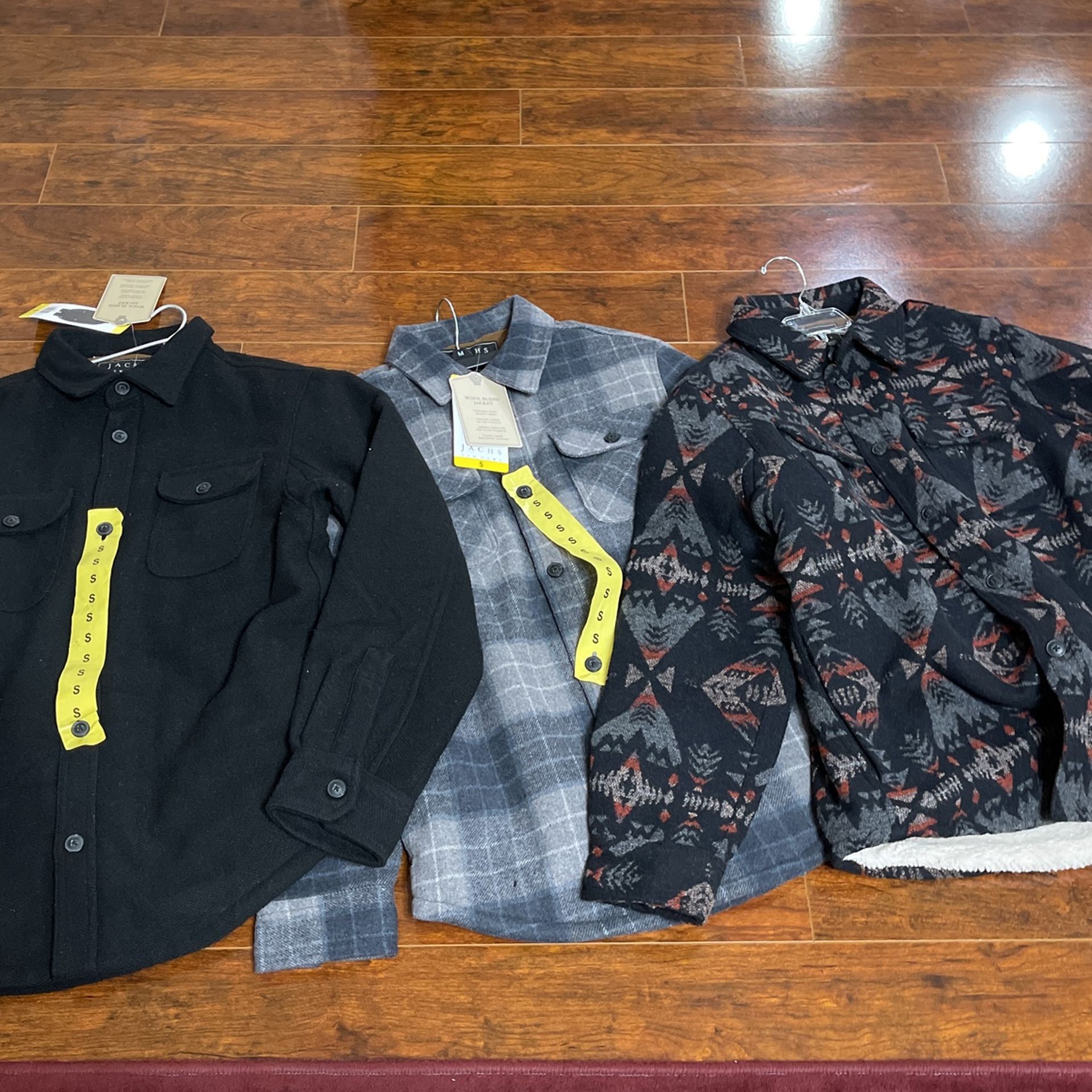 Men’s Jackets. Size Small. $35 For All 3. Brand New