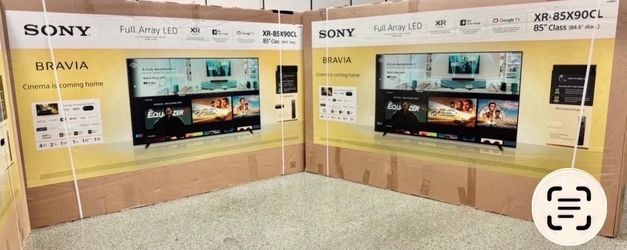 85 TV Sony smart 4K HDTV 120 Hz full array LED TV $55 down on financing free delivery six month warranty
