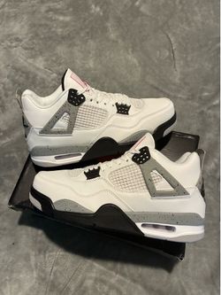 Jordan 4 white cement (size 9.5)