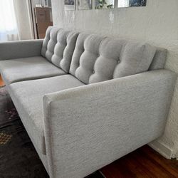 Mid Century Modern Gray Sofa – Locally Made, Eco-Friendly - MAKE ME AN OFFER!