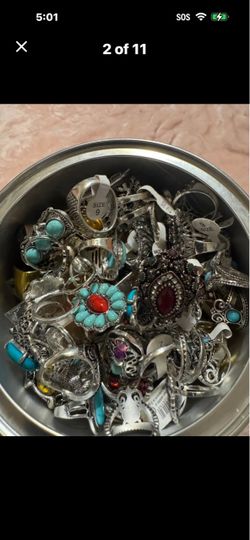 A large can full of new costume jewelry