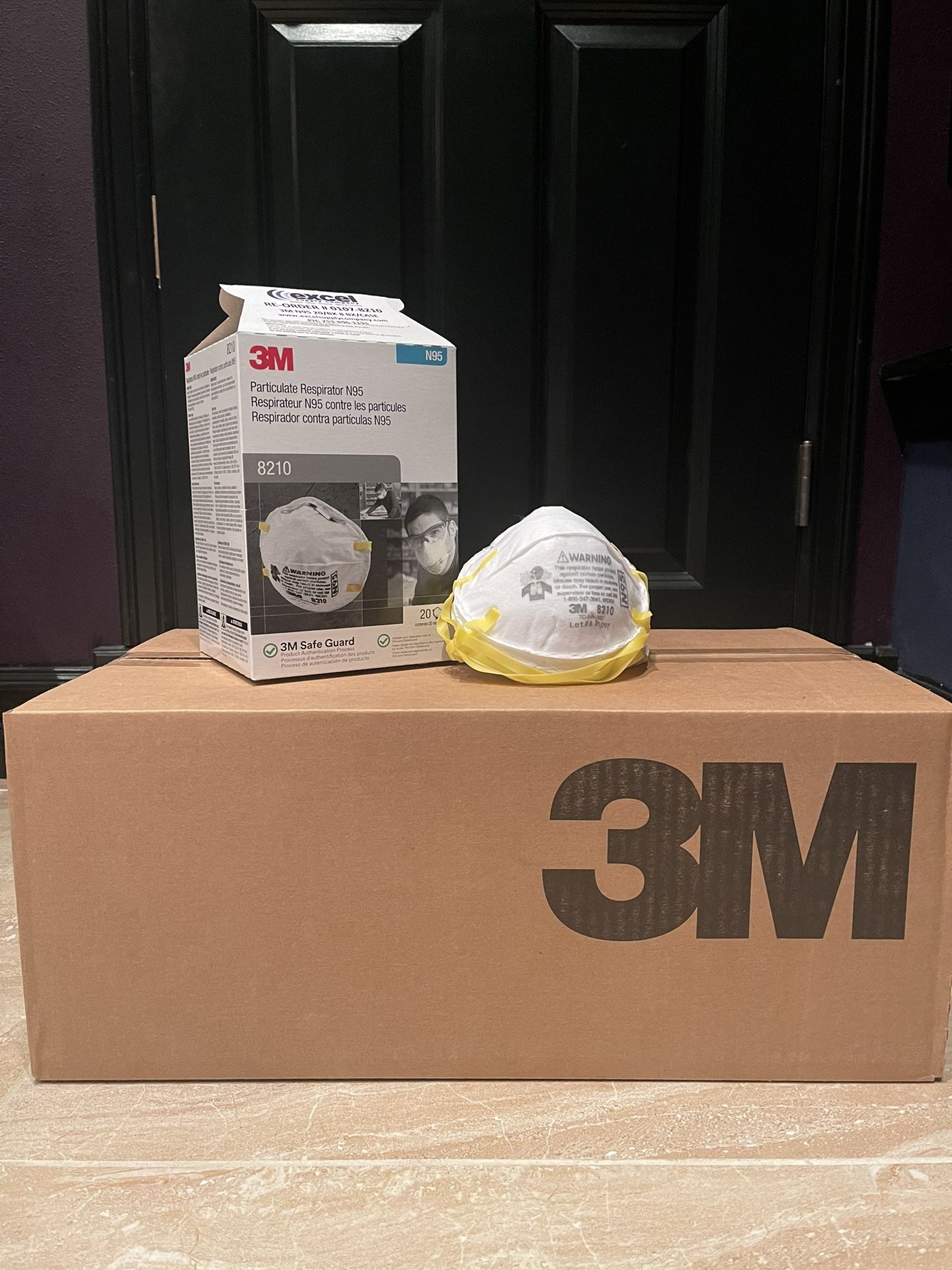 3M N95 8210 Disposable Respiratory Masks