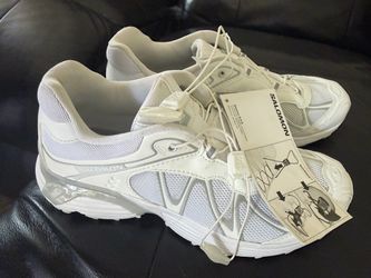 Salomon White Sneakers with Tags, Size W 7.5 M 6.5