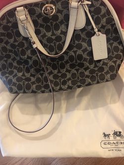 Canvas Coach bag