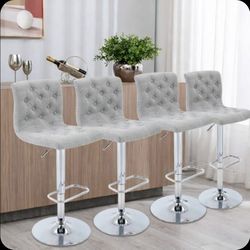 GREY BARSTOOLS SET OF 2 OR 4 PCS 💥35.00 EACH  BARSTOOLS 💥👍BRAND NEW NEVER USE 💥 