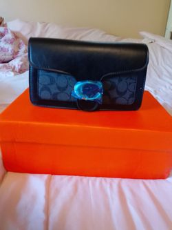 Coach Signature Crossbody Bag with Jewel Closure