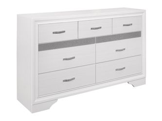 Luster White Dresser