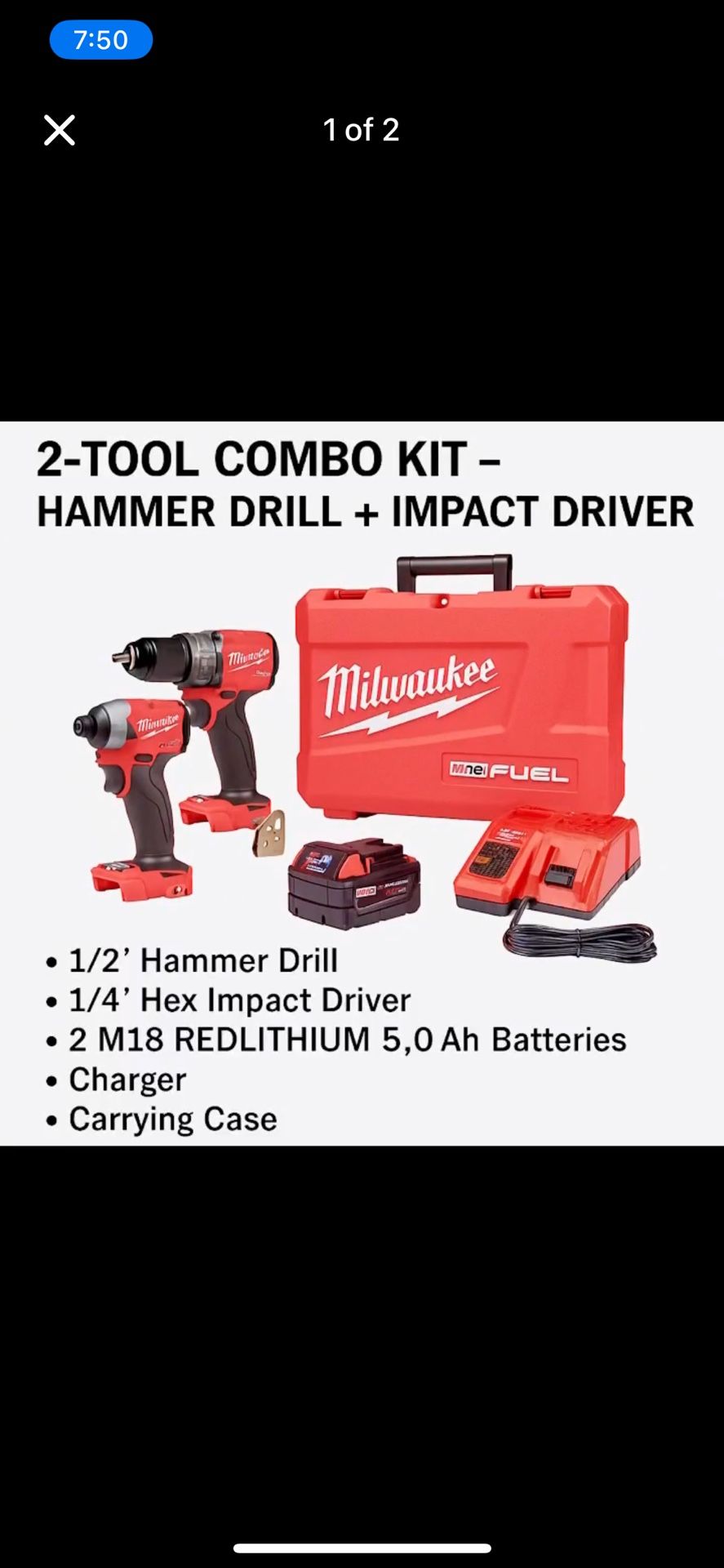 M18 Hammer Drill And Compact