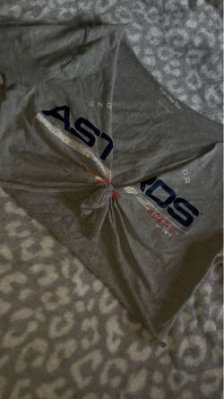 Nike Houston Astros Cropped Tie-Front T-Shirt – Women's