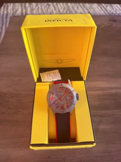 NEW Invicta Men’s Watch – Black/Red – Never Worn